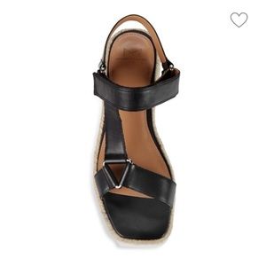 Marc Fisher Gylian Leather Platform Sandal
